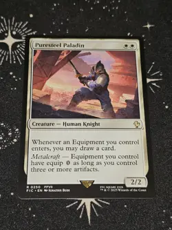 Puresteel Paladin 250, Final Fantasy REG, FIC MTG TCG - Image 1