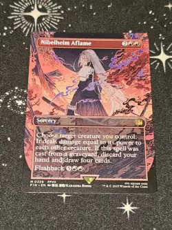 Nibelheim Aflame 339, Borderless Reg, Final Fantasy, FIN MTG TCG - Image 1