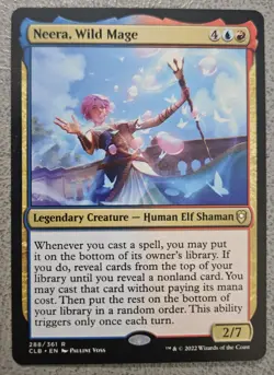 Neera, Wild Mage Commander Legends: Battle for Baldur's Gate. Rare Mtg Clb 288 - Image 1