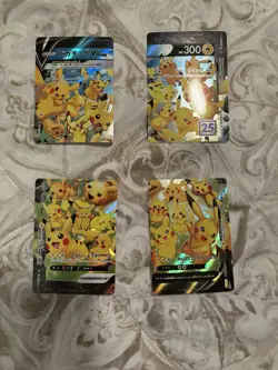 Pokemon V-Union Promo Card Lot Pikachu NM/M Condition Japanese - Image 1
