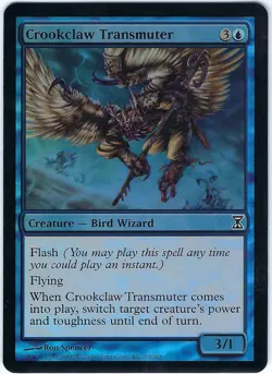 FOIL Crookclaw Transmuter Time Spiral – MTG Magic the Gathering Card - Image 1