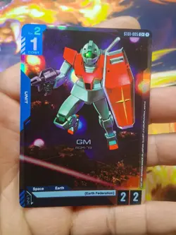 Gundam Card Game- GM-(RGM-79)-(Alt Art) Promo-st01-005-(c+)-(NM) - Image 3