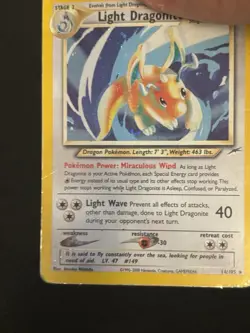 Light Dragonite 14/105 Holo Rare-Pokemon TCG:WOTC Neo Destiny Pokemon Card-HP - Image 2
