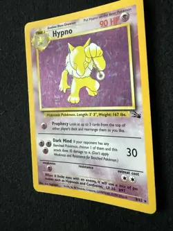 Hypno Holo Fossil Base Set Pokemon Card 8/62 One Owner - Image 2