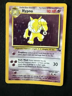 Hypno Holo Fossil Base Set Pokemon Card 8/62 One Owner - Image 6