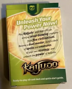 Kaijudo Starter Deck Card Game Nature Civilization Promo - Image 2
