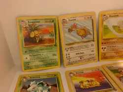 Job lot of 9 Base & Jungle set 1999 original pokemon cards Seel Kadabra Fearow - Image 15