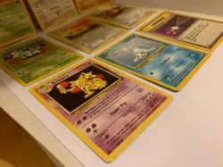 Job lot of 9 Base & Jungle set 1999 original pokemon cards Seel Kadabra Fearow - Image 6
