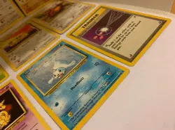 Job lot of 9 Base & Jungle set 1999 original pokemon cards Seel Kadabra Fearow - Image 7