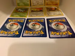 Job lot of 9 Base & Jungle set 1999 original pokemon cards Seel Kadabra Fearow - Image 9