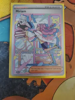 Pokémon TCG Miriam Scarlet & Violet Base Set Holo Special Trainer Card 251/198 - Image 7