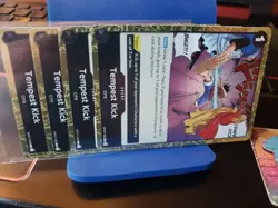 X4 Tempest Kick 🔥 - OP07-096 - R - Foil One Piece Card Game MINT Free Ship! - Image 1