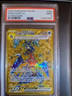 PSA 9 MINT Garchomp ex Paradox Rift Full Art Holo Pokemon Card #260/182 - Image 1
