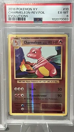 psa graded cards pokemon evolutios  5 card graded 6-6-7-7-7.. - Image 12
