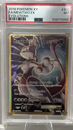 psa graded cards pokemon evolutios  5 card graded 6-6-7-7-7.. - Image 3
