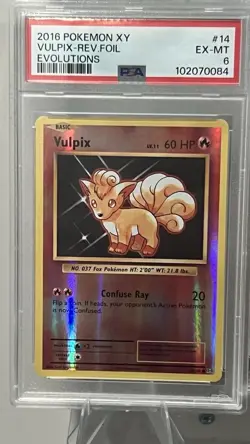 psa graded cards pokemon evolutios  5 card graded 6-6-7-7-7.. - Image 6
