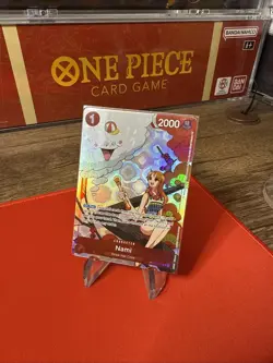 Nami Gift Collection 2023 OP01-016 Alt Art Holo Foil Rare Limited One Piece Card - Image 1
