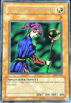 MAGICIAN OF FAITH MRD-036 RARE YuGiOh TCG Card Unlimited - Image 2