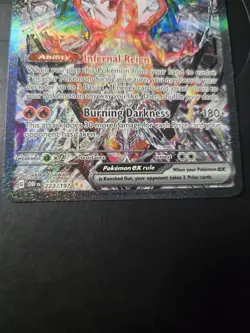 Charizard EX Illustration Art Obsidian Flames 223/197 Pokémon Card Rare OBF EN - Image 2
