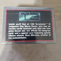 T2 Official Terminator 2 Judgment Day Movie Cards Complete Set Factory Sealed - Image 10