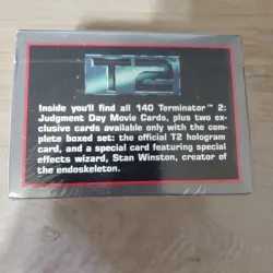 T2 Official Terminator 2 Judgment Day Movie Cards Complete Set Factory Sealed - Image 5