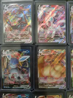 Eeveelution Vmax 9 Card Complete Set Pokemon Evolving Skies NM Umbreon Eevee - Image 12