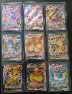 Eeveelution Vmax 9 Card Complete Set Pokemon Evolving Skies NM Umbreon Eevee - Image 1