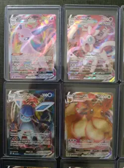 Eeveelution Vmax 9 Card Complete Set Pokemon Evolving Skies NM Umbreon Eevee - Image 2