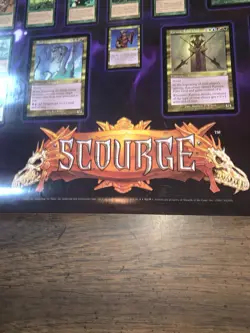 MTG Magic the Gathering SCOURGE Card Poster 10th Anniversary Mtg WOTC Promo - Image 8