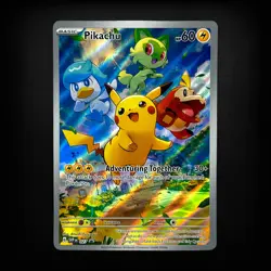 Pokemon TCG SV: Scarlet & Violet Promo Cards Pikachu #027 Promo NM - Image 3