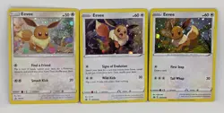 Pokemon Eevee Promo Holo Cards (Lot of 3) - Image 1