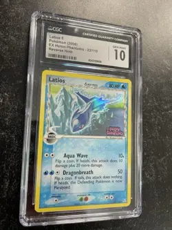 CGC 10 Latios Reverse Holo Ex Holon Phantoms 22/110 Gem Mint Pokemon Card 2006 - Image 2
