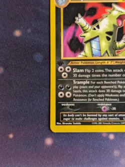 Pokemon Card Tyranitar 31/75 Neo Discovery 1st Edition Rare Non Holo WOTC Good - Image 4