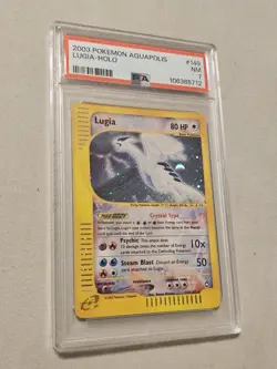 Pokemon Lugia Aquapolis Crystal Holo Rare #149 PSA 7 Near Mint. New Cert! - Image 1