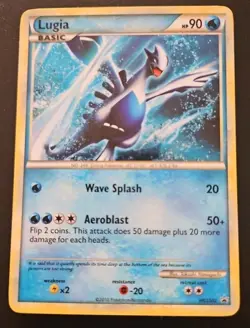 Pokémon Lugia HGSS02 Holo Promo HeartGold Soulsiver Tcg - Image 1