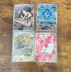 Pokemon Scarlet & Violet Illustration Rare Cards- Pack Fresh 4-Card Lot - Image 7