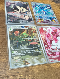 Pokemon Scarlet & Violet Illustration Rare Cards- Pack Fresh 4-Card Lot - Image 8