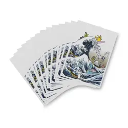 65 Great Wave Pikachu & Friends Card Sleeves - Pokemon TCG Scarlet & Violet - Image 1
