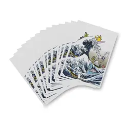 65 Great Wave Pikachu & Friends Card Sleeves - Pokemon TCG Scarlet & Violet - Image 3