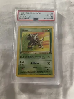 Pokemon PSA 10 1st Edition Pinsir Fossil Non-Holo Rare - Image 2