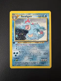 5/111 Feraligatr 1st Edition HOLO RARE Neo Genesis 2000 | Pokemon TCG | NM/MINT - Image 1