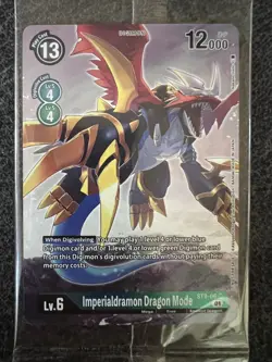 Digimon Card Game Imperialdramon: Dragon Mode ST9-06 SR Box Topper NM - Image 1