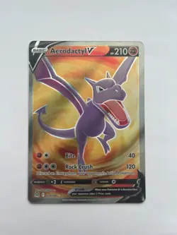 Pokémon TCG Aerodactyl V Sword & Shield - Lost Origin 179/196 Holo Ultra Rare - Image 3