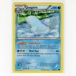 Pokémon TCG Quagsire 22/116 BW Plasma Freeze Regular Rare Card EN-LP 2013 - Image 1