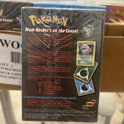 Vintage Pokemon WOTC Team Rocket Devastation Theme Deck Factory Sealed - Image 2