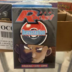 Vintage Pokemon WOTC Team Rocket Devastation Theme Deck Factory Sealed - Image 3