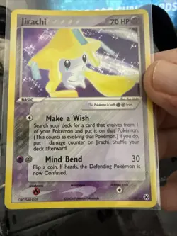 Pokémon TCG Jirachi EX Hidden Legends 8/101 Holo Holo Rare X89 - Image 1