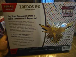 Pokémon TCG Scarlet and Violet 151 Zapdos EX Collection Box Sealed - Image 6