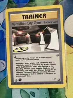 Pokémon TCG: 1st Edition Vermilion City Gym 120/132 - Gym Heroes - Uncommon - LP - Image 7