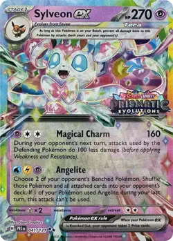 Sylveon ex - (Prismatic Evolutions Stamp) 041/131 Miscellaneous Cards & Products Holo - Image 1